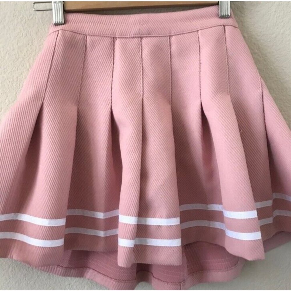 *NEW* H&M Divided Powder Pink Pleated Tennis Skirt - Size 10